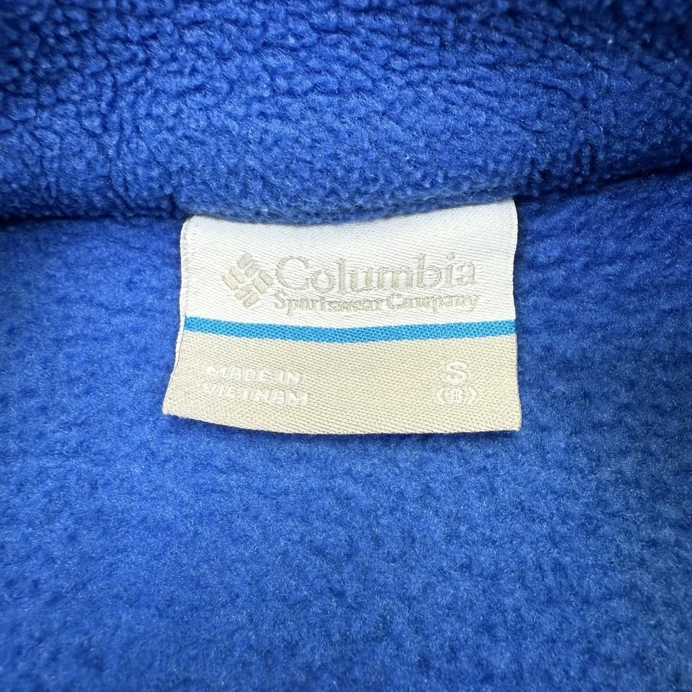 Columbia Iowa Cubs Full Zip Fleece Jacket‎ Youth Small Blue Baseball